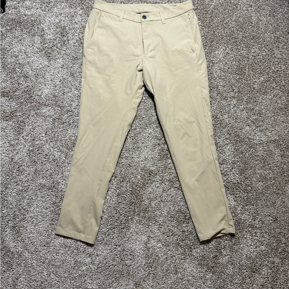 Lululemon ABC Pants Skinny 32W 30L Tan